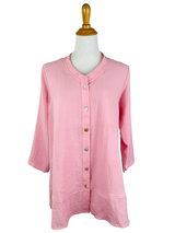 AA107 - A-Line Linen Jacket
