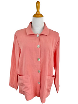 AA108 - Classic 2-Pocket Linen Jacket
