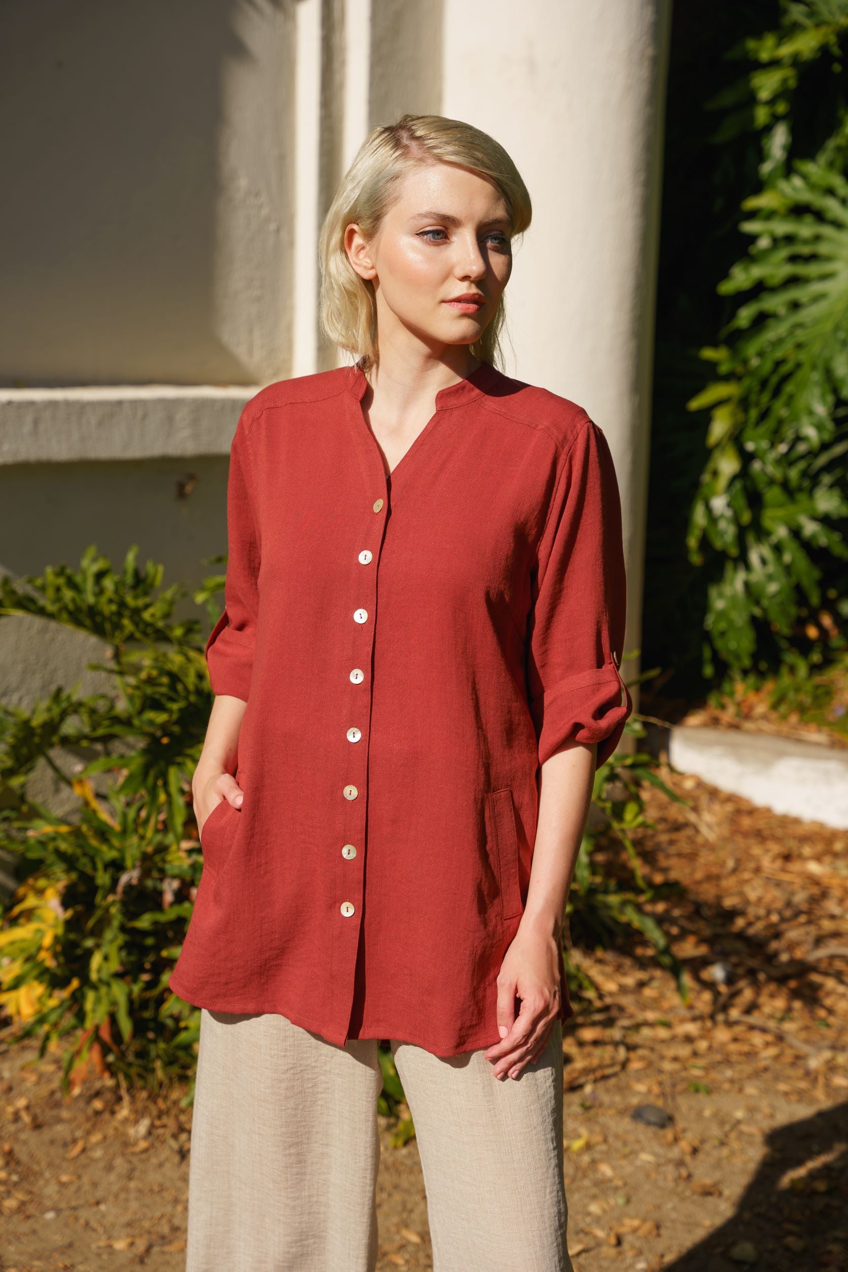 AA125 - Annie's Shirt - Shop Fridaze Collections – Fridaze - Linen