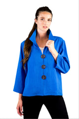 AA157 - Coconut Button Short Jacket