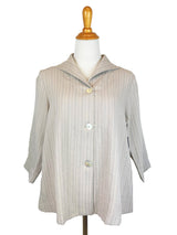 AA208 - Swing Hem Sailor Linen Jacket