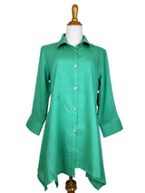 AA209 - Asymmetric Panels Linen Tunic