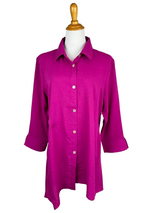 AA209 - Asymmetric Panels Linen Tunic