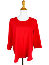 AA210 - Anastasia Linen Pullover w/ Pleated Back