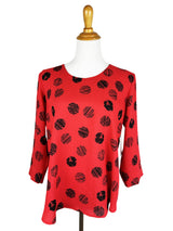 AA210 - Anastasia Linen Pullover w/ Pleated Back