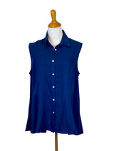 AA223 - Betty Button-Up Linen Vest