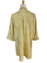 AA25 - Round Collar Mandarin Linen Jacket