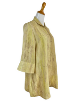 AA25 - Round Collar Mandarin Linen Jacket