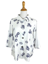 AA311 - Flora Linen Jacket w/ Wire Collar