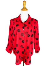 AA376 - Tessa Asymmetrical Linen Blouse