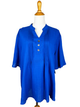 AA391 - Genevieve Linen Pullover Top