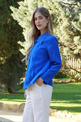AA405 - Gabriella Linen Jacket