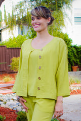 AA53 - Classic Linen Swing Jacket