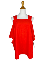 AA62 - V-Strap Linen Top