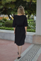 AAD379 - Cheryl Linen Dress