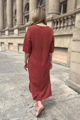 AAD379 - Cheryl Linen Dress