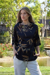 SF374 - Silk By Fridaze - Mila Silk Pullover Top