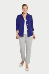 AA208 - Swing Hem Sailor Linen Jacket