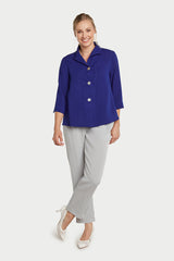AA208 - Swing Hem Sailor Linen Jacket