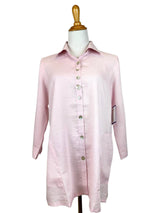 AA268 - Flower Button Linen Shirt