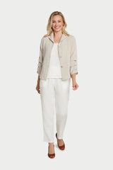 AA47 - Ripple Tide Sailor Linen Jacket