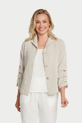 AA47 - Ripple Tide Sailor Linen Jacket