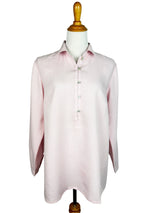AA76 - Pullover Linen Top with Square Buttons