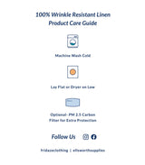 Adults - Fridaze 100% Linen Face Mask (No Filter Included) - Paradise