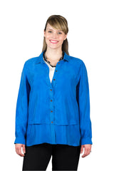 SF159 - Silk By Fridaze - Layered Blouse