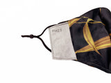 Silks by Fridaze Premium Face Masks Inc. One PM 2.5 Filter - Black Bamboo