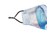 Silks by Fridaze Premium Face Masks Inc. One PM 2.5 Filter - Blue Blocks