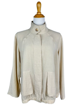 AA101 - Pocket Linen Jacket with Elastic Hem