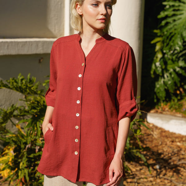 AA125 - Annie's Shirt - Shop Fridaze Collections – Fridaze - Linen