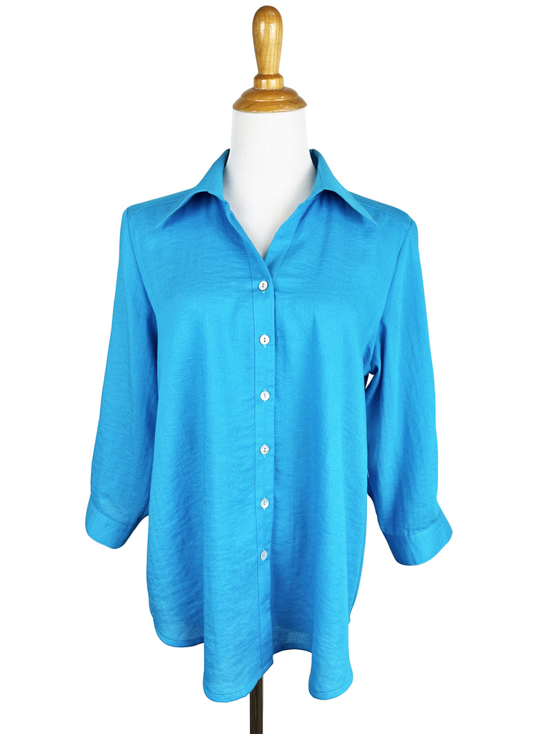 AA161 - Short Tuxedo Linen Shirt
