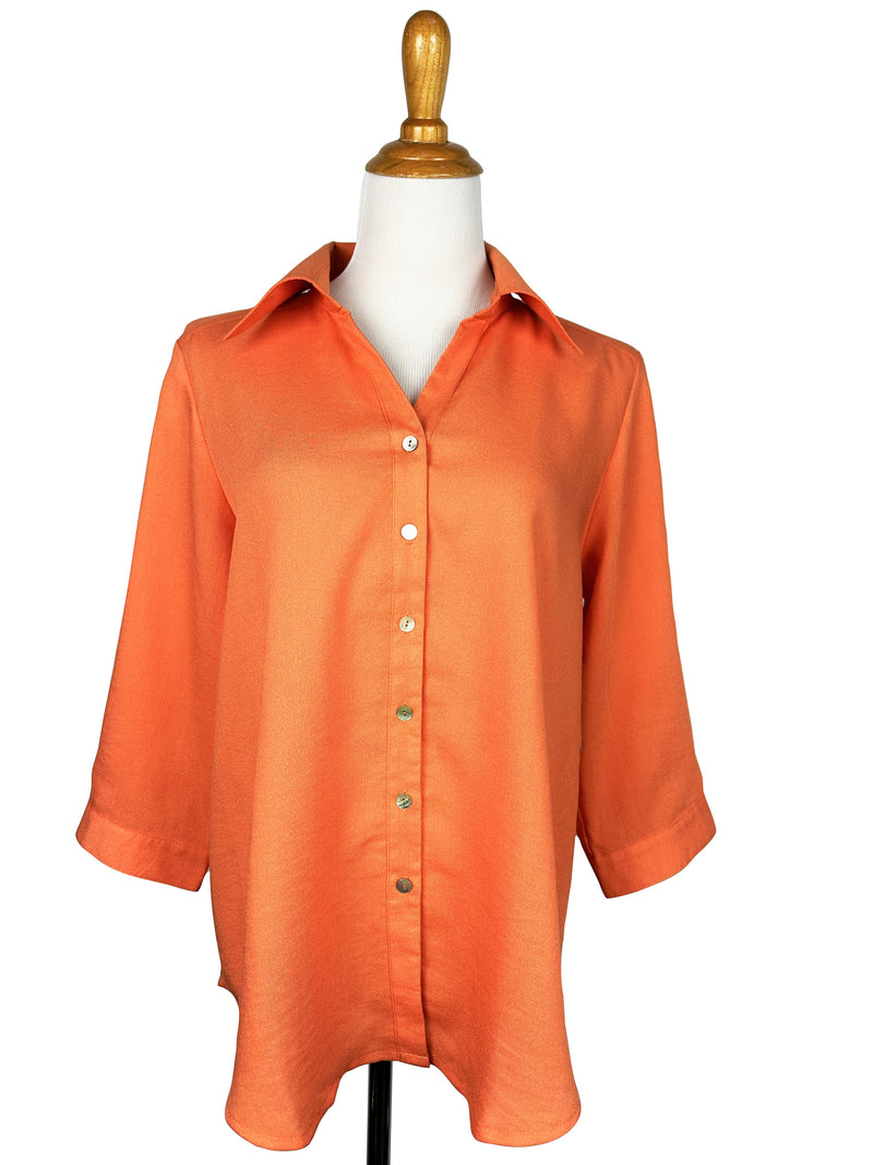 AA161 - Short Tuxedo Linen Shirt