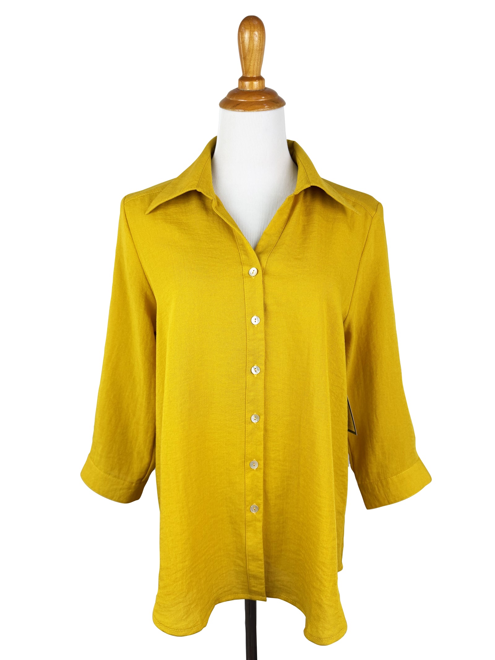 AA161 - Short Tuxedo Shirt - Men's Short Sleeve Wing Tip Collar