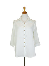 AA161 - Short Tuxedo Linen Shirt