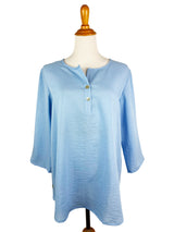 AA205 - Side-Button Linen Pullover