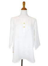 AA205 - Side-Button Linen Pullover