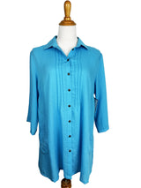 AA206 - Front/Back Pleat Linen Tunic