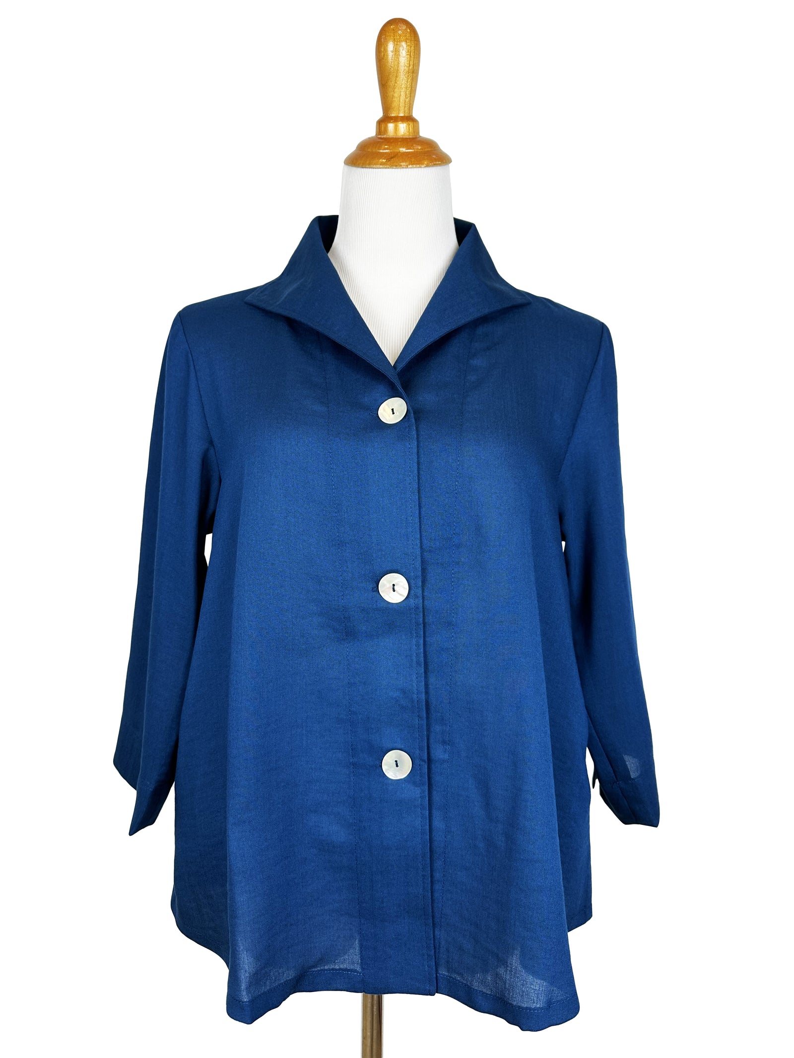 AA208 - Swing Hem Sailor Linen Jacket – Fridaze - Linen
