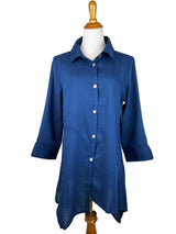 AA209 - Asymmetric Panels Linen Tunic