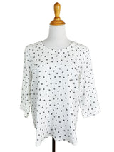 AA210 - Anastasia Linen Pullover w/ Pleated Back