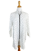 AA218 - Side Button Zippered Linen Tunic