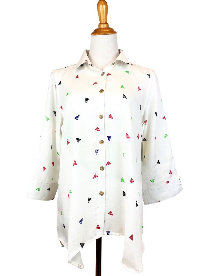 AA261 - Diamond Button-Up Shirt