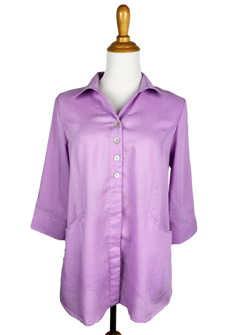 AA267 - Scoop Pocket Linen Shirt