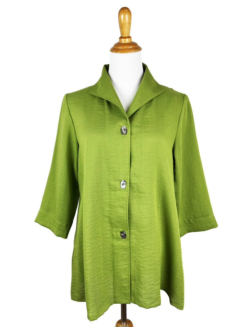 AA329 - Gwen Swing Linen Jacket