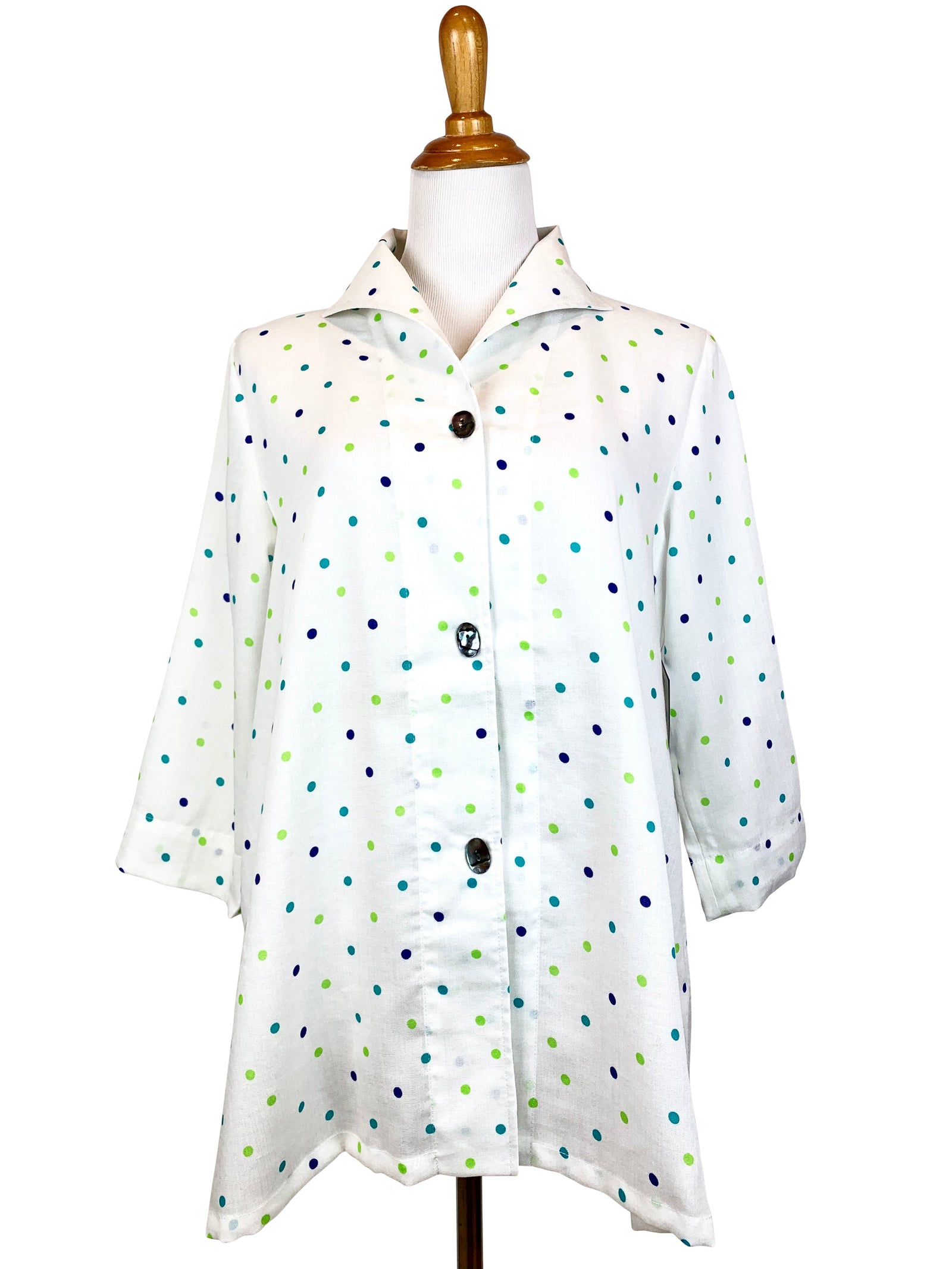 AA329 - Gwen Swing Linen Jacket – Fridaze - Linen Redefined