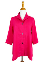 AA329 - Gwen Swing Linen Jacket
