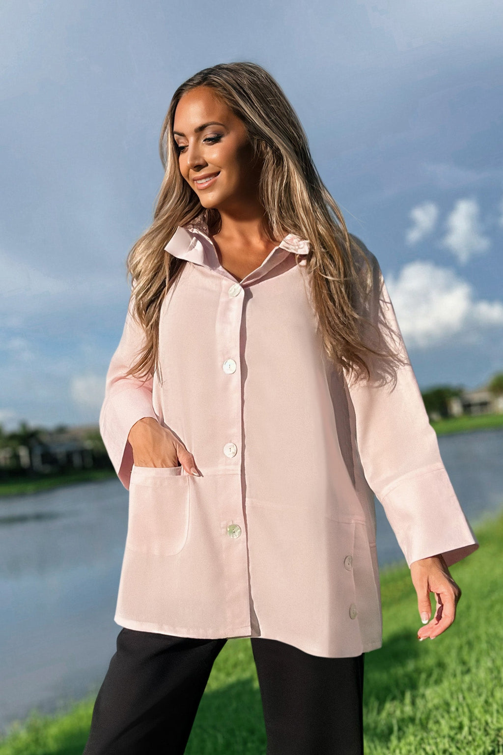 AA330 - Joni Linen Jacket w/ Wire Collar – Fridaze - Linen